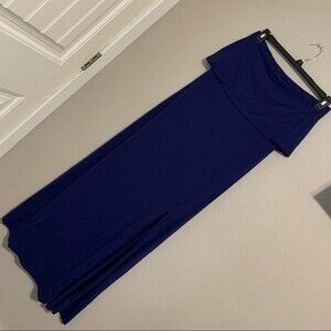 Susana Monaco blue strapless maxi dress women’s size medium